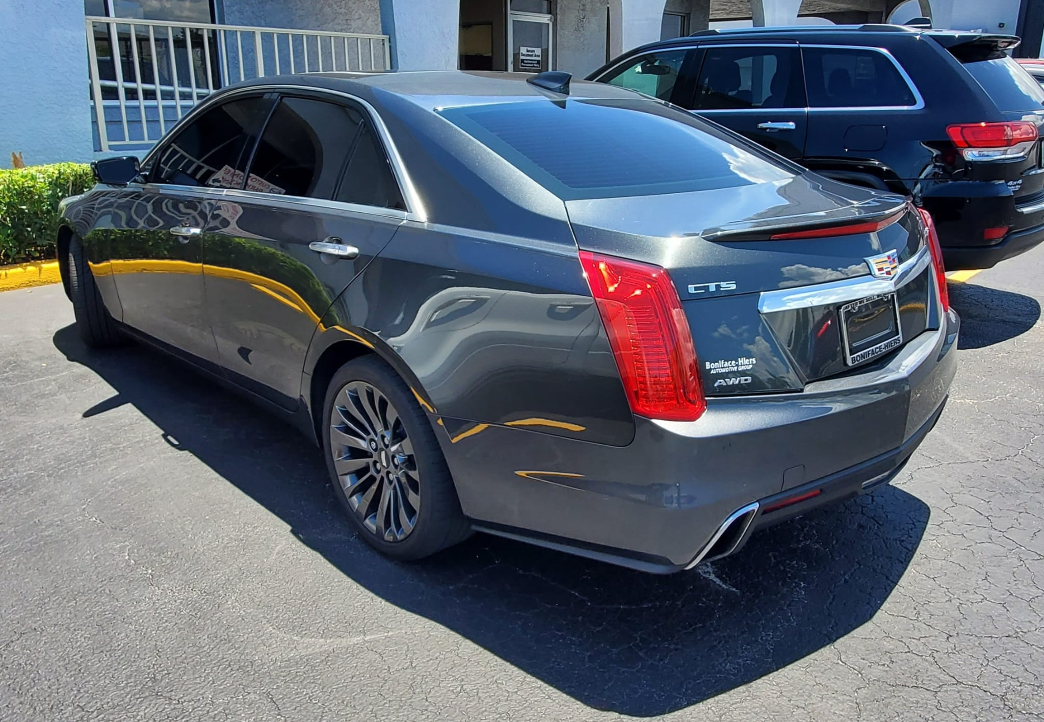 Cadillac CTS AWD luxury sedan - rear quarter view